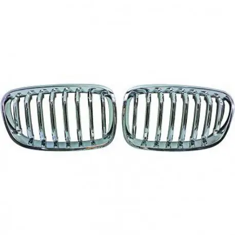 Certifié SET CALANDRE CHROME POUR BMW SÉRIE 1 F20 F21 (11-15) - FULL CHROME