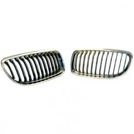 SET CALANDRE CHROME - GRILLE BMW SÉRIE 3 (08-11) E90 - E91 (BERLINE - TOURING) Expédition Rapide