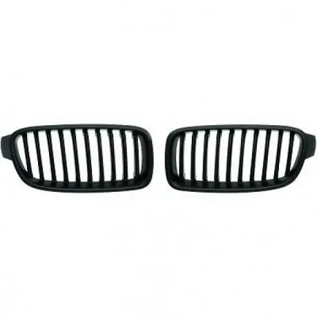 SET CALANDRE NOIR MAT BMW SÉRIE 3 F30 F31 (11-) & PACK M Retour Gratuit