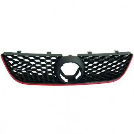 CALANDRE LOOK GTI POUR TOUTES VW POLO 9N3 (05-09) - FINITION : GTI - LISERET ROUGE Certifié