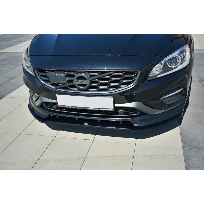Réduction LAME DU PARE-CHOCS AVANT V.1 VOLVO V60 POLESTAR FACELIFT - MAXTON DESIGN - FINITION NOIR BRILLANT