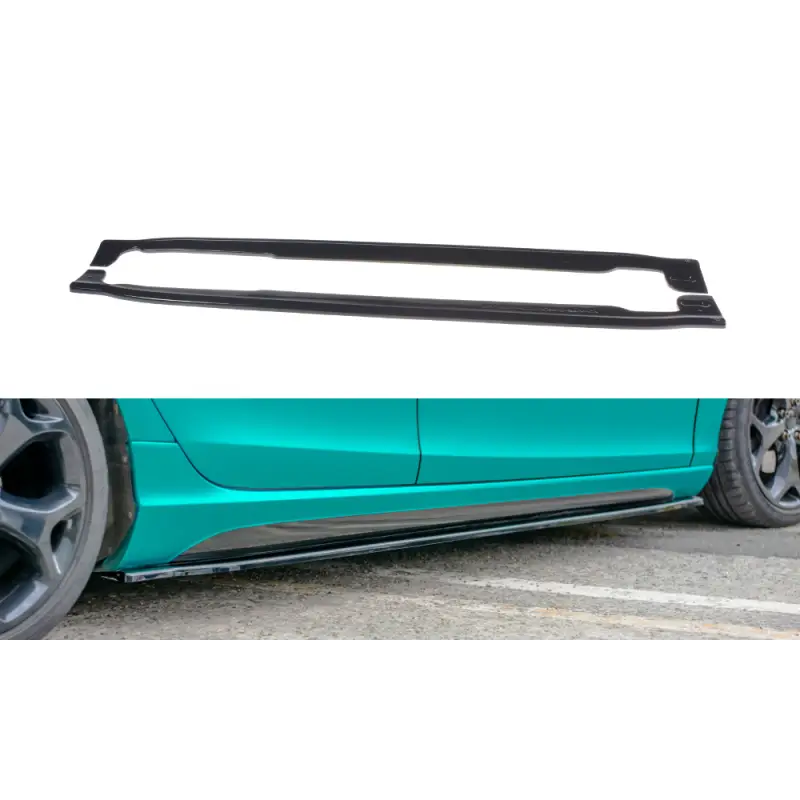 Réduction SET DES DIFFUSEUR DES BAS DE CAISSE VOLVO V40 R-DESIGN - MAXTON DESIGN - FINITION NOIR BRILLANT