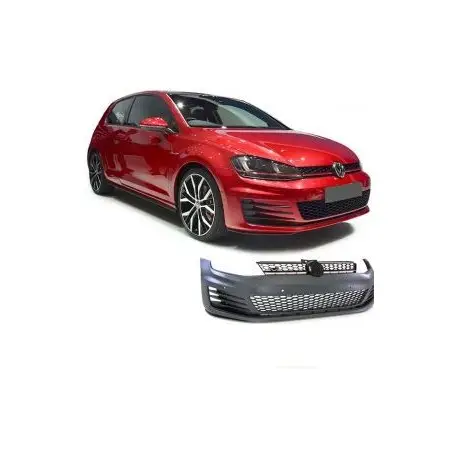 Dernière Chance PARE CHOC AVANT LOOK GTI AVEC CALANDRE GTI VW GOLF 7 (12-16) - COMPLET
