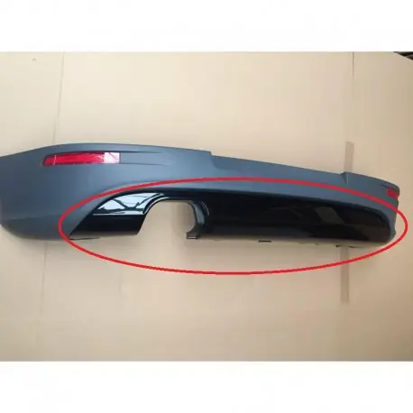 SPOILER DE DIFFUSEUR ARRIÈRE LOOK R32 VW GOLF 5 (03-08) - PLASTIQUE ABS - PRÉVU AVEC TROU POUR ÉCHAPPEMENT GAUCHE - LOOK GT Nouvel Arrivage