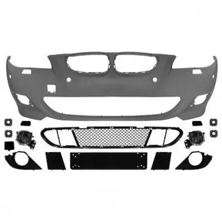 Offre Limitée PARE CHOC AVANT PACK M BMW SÉRIE 5 E60 E61 (03-07) BERLINE - TOURING - PHASE 1 - POUR PDC