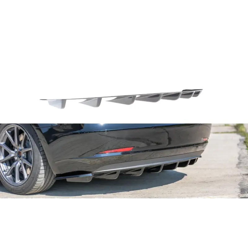 RAJOUT DU PARE-CHOCS ARRIERE TESLA MODEL 3 - MAXTON DESIGN - FINITION NOIR BRILLANT Expédié Aujourd’hui