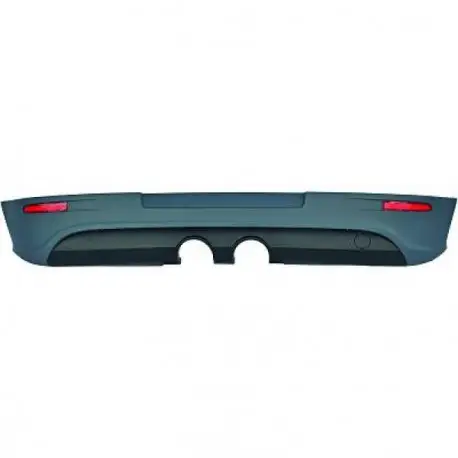 DIFFUSEUR ARRIERE LOOK R32 VW GOLF 5 (03-08) - PLASTIQUE ABS - POUR ECHAPPEMENT CENTRAL Nouveauté