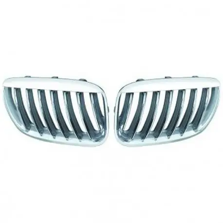 SET CALANDRE CHROME - GRILLE BMW X5 E53 PHASE 2 (03-07) Prix Promo