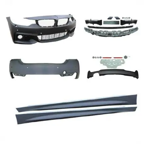 KIT COMPLET LOOK PACK M BMW SÉRIE 4 F36 GRAN COUPÉ (14-19) PARE CHOC AVANT - ARRIÈRE - BAS DE CAISSE Retour Gratuit