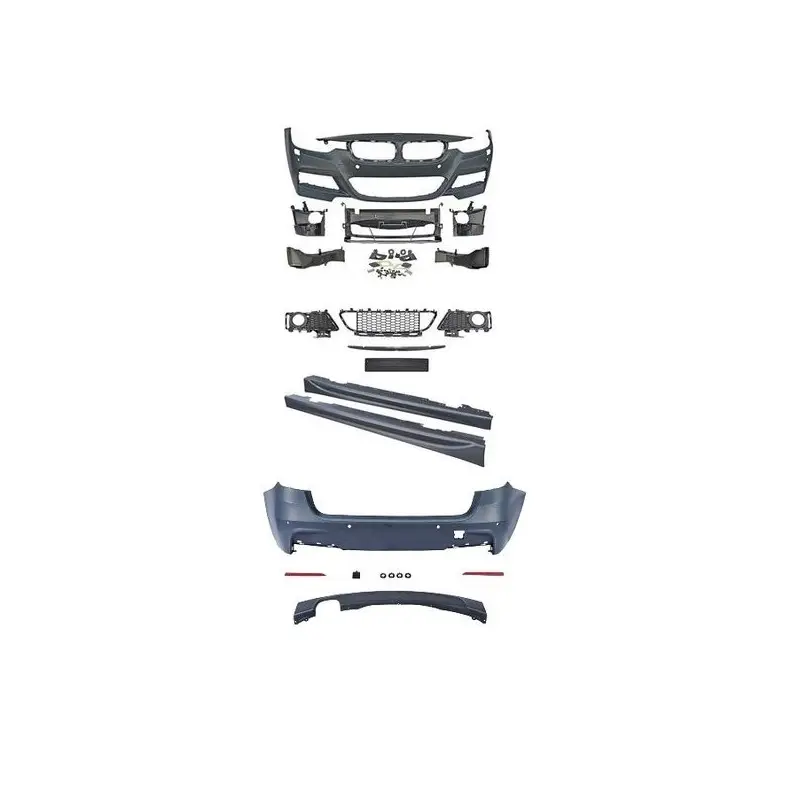 Livraison Gratuite KIT COMPLET LOOK PACK M BMW SÉRIE 3 F31 TOURING (11-18) PARE CHOC AVANT - ARRIÈRE - BAS DE CAISSE