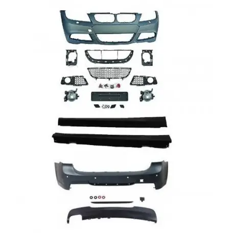 KIT COMPLET LOOK PACK M BMW SÉRIE 3 E91 LCI TOURING - BREAK (08-11) PARE CHOC AVANT - ARRIÈRE - BAS DE CAISSE Affaire À Saisir