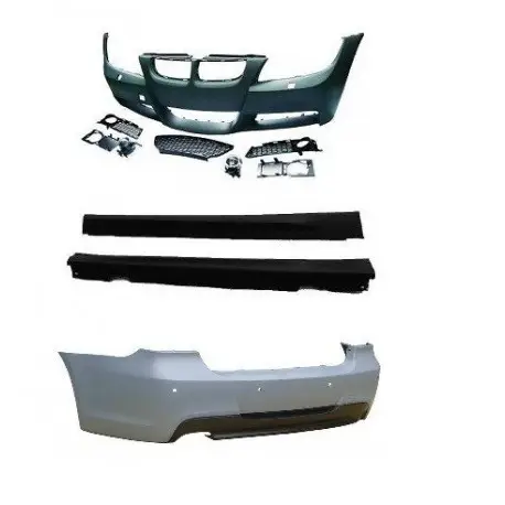 KIT COMPLET LOOK PACK M BMW SÉRIE 3 E90 BERLINE (05-08) PARE CHOC AVANT - ARRIÈRE - BAS DE CAISSE Meilleure Vente