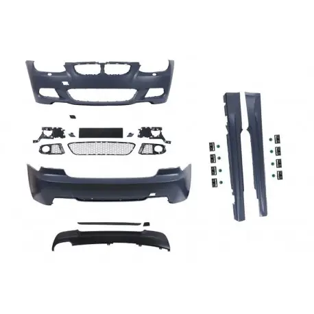 KIT COMPLET LOOK PACK M BMW SÉRIE 3 E92 E93 LCI COUPÉ CABRIOLET (10-14) PARE CHOC AVANT - ARRIÈRE - BAS DE CAISSE Promotion Saisonnière