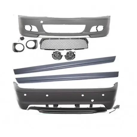 KIT COMPLET LOOK PACK M BMW SÉRIE 3 E46 COUPÉ CABRIOLET 3 PORTES (99-07) - PARE CHOC AVANT - ARRIÈRE - BAS DE CAISSE Nouveauté