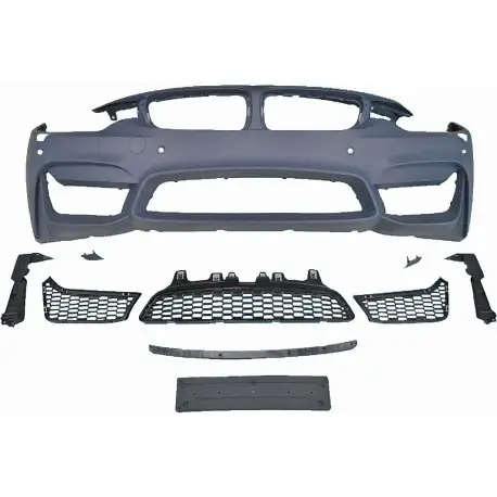Petit Prix PARE-CHOCS AVANT LOOK M4 POUR BMW SÉRIE 4 F32/F33/F36 (14-19) - POUR PDC - POUR LAVE-PHARE