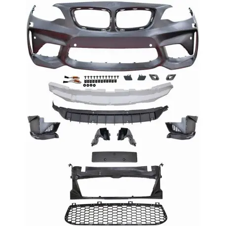 PARE-CHOCS AVANT LOOK M2 POUR BMW SÉRIE 2 F22 F23 (14-18) - POUR PDC - POUR LAVE-PHARE Jusqu’à Épuisement Des Stocks
