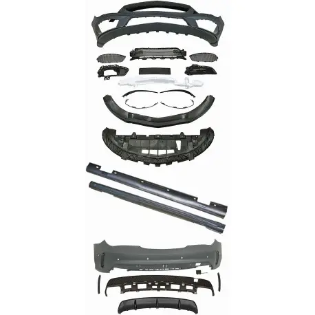 Dernier Modèle KIT COMPLET LOOK A45 AMG MERCEDES CLASSE CLA C117 (13-18) - PARE-CHOCS AVANT & BAS DE CAISSE & PARE-CHOCS ARRIERE