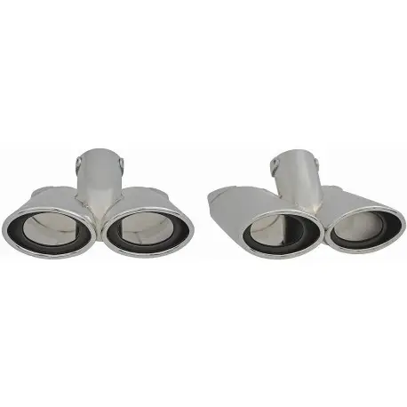 SET DE DEUX SORTIES D ECHAPPEMENT LOOK SPORT MERCEDES CLASSE S W221 (05-13) Prix Réduit