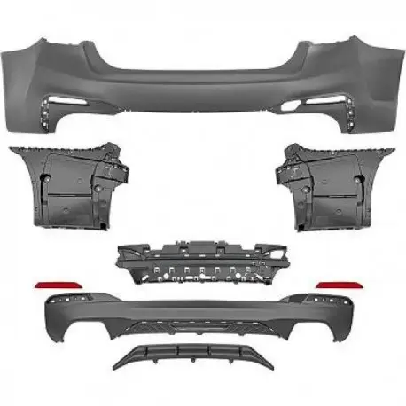 PARE-CHOCS ARRIERE PACK M - M-PERFORMANCE POUR BMW SERIE 5 G31 TOURING (17-20) - A PEINDRE - SANS DIFFUSEUR Commander Vite