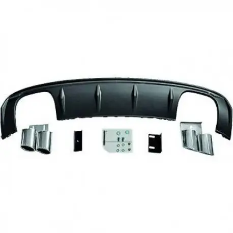 DIFFUSEUR LOOK S3 8V AVEC EMBOUTS POUR AUDI A3 8V (12-16) BERLINE & CABRIOLET - PAS COMPATIBLE AVEC PARE-CHOCS ARRIÈRE S-LINE Super Prix