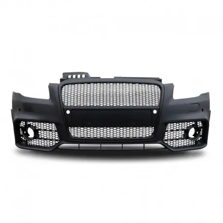 Commander Vite PARE-CHOCS AVANT JOM POUR AUDI A4 8E B7 (04-08) LOOK SPORT, AVEC CALANDRE NOIR NID D'ABEILLE