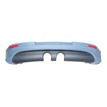 DIFFUSEUR ARRIÈRE LOOK R32 VW GOLF 5 (03-08) - PLASTIQUE ABS - POUR ÉCHAPPEMENT CENTRAL - EN 3 PIECES Paiement Sécurisé