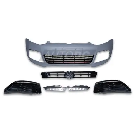Marque PARE CHOC AVANT LOOK R20 VW POLO 6R (09-14) + VW POLO 6C (14-17) - COMPLET AVEC DRL