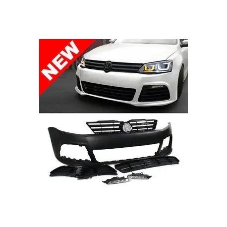PARE CHOC AVANT LOOK R20 VW JETTA (11-15) - COMPLET - AVEC LED Meilleure Vente