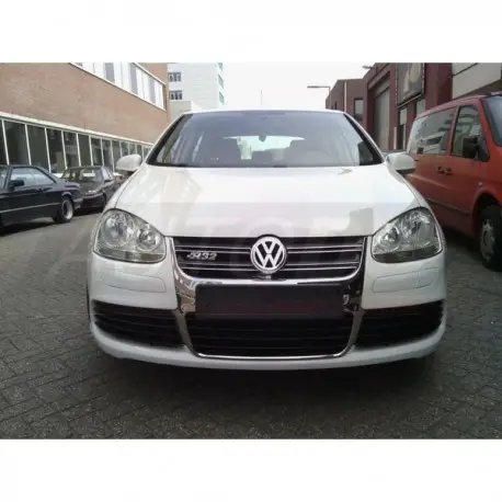 Nouveauté PARE CHOC AVANT LOOK R32 AVEC CALANDRE FULL CHROME VW GOLF 5 (03-08) - COMPLET