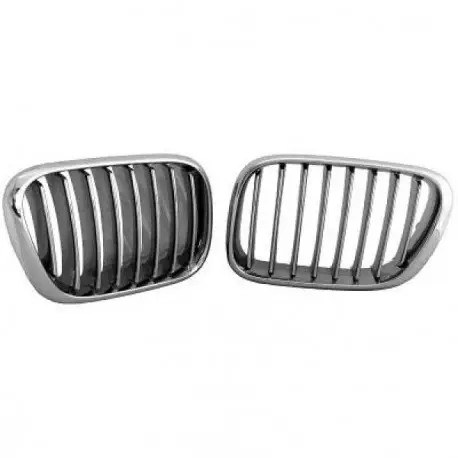 Soldes SET CALANDRE CHROME - GRILLE BMW X5 E53 PHASE 1 (99-03)