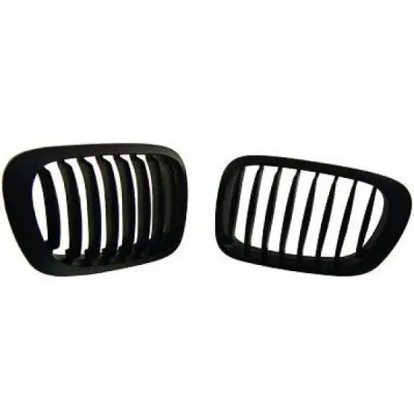 SET CALANDRE NOIR MAT - GRILLE BMW E46 (99-03) COUPÉ - CABRIOLET - PHASE 1 Meilleure Vente