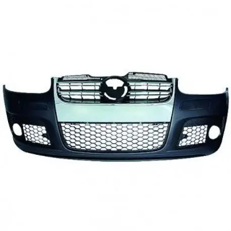 PARE CHOC AVANT LOOK R32 AVEC GRILLES INFERIEURS EN NID D'ABEILLE VW GOLF 5 (03-08) & VW JETTA (05-10) - AUSSI POUR VARIANT Offre Du Jour