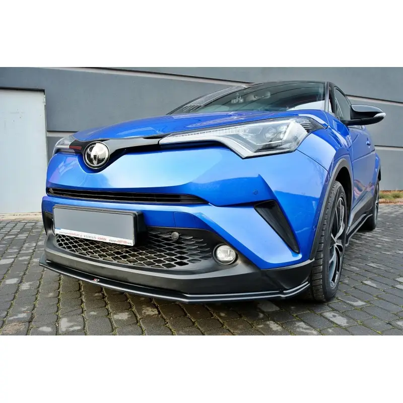 Affaire À Saisir LAME DU PARE-CHOCS AVANT - SPLITTER V.1 TOYOTA C-HR- MAXTON DESIGN - FINITION NOIR BRILLANT