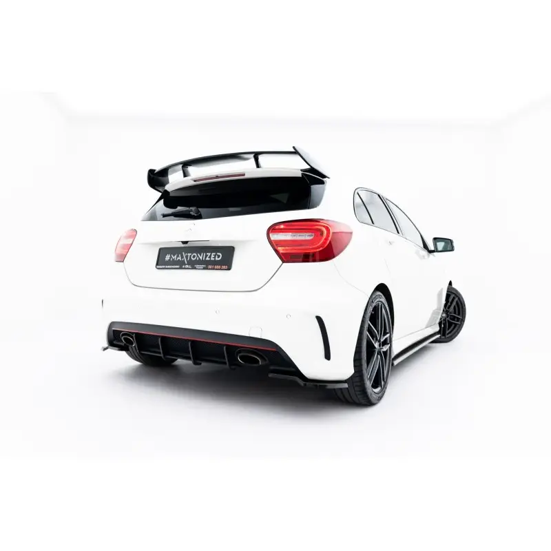 Top Vente STREET PRO CENTRAL DIFFUSEUR ARRIERE MERCEDES-BENZ AAMG-LINE W176 - MAXTONDESIGN - FINITION NOIR