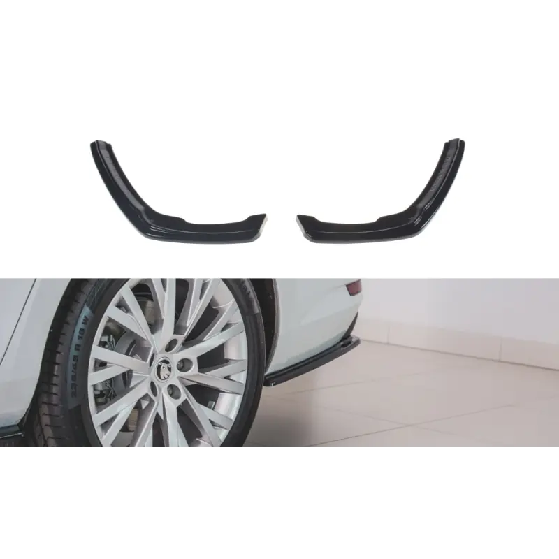 Achetez Aujourd’hui LAME DU PARE-CHOCS ARRIERESKODA SUPERB MK3 FL - MAXTON DESIGN - FINITION NOIR BRILLANT
