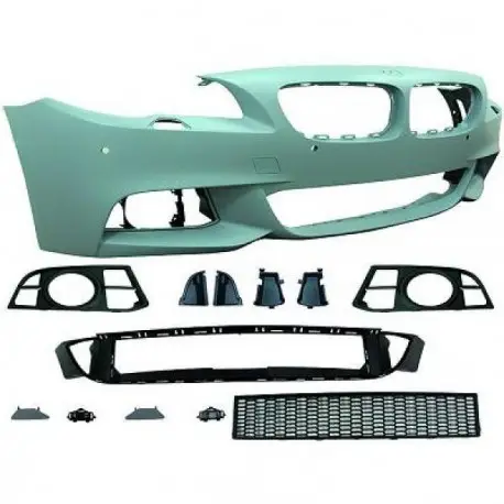 PARE CHOC AVANT LOOK PACK M POUR BMW SERIE 5 F10/F11 LCI (13-16) - BERLINE & TOURING - PDC Soldes