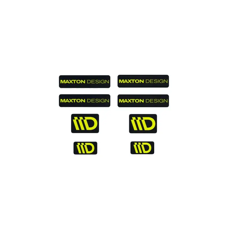 Achetez Aujourd’hui ENSEMBLE D'AUTOCOLLANTS 3D NOIR ET CITRON VERT MAXTON DESIGN - MAXTONDESIGN