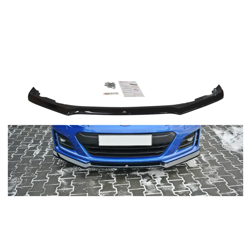 Nouveauté LAME DU PARE-CHOCS AVANT - SPLITTER V.2 SUBARU BRZ FACELIFT - MAXTON DESIGN - FINITION NOIR BRILLANT