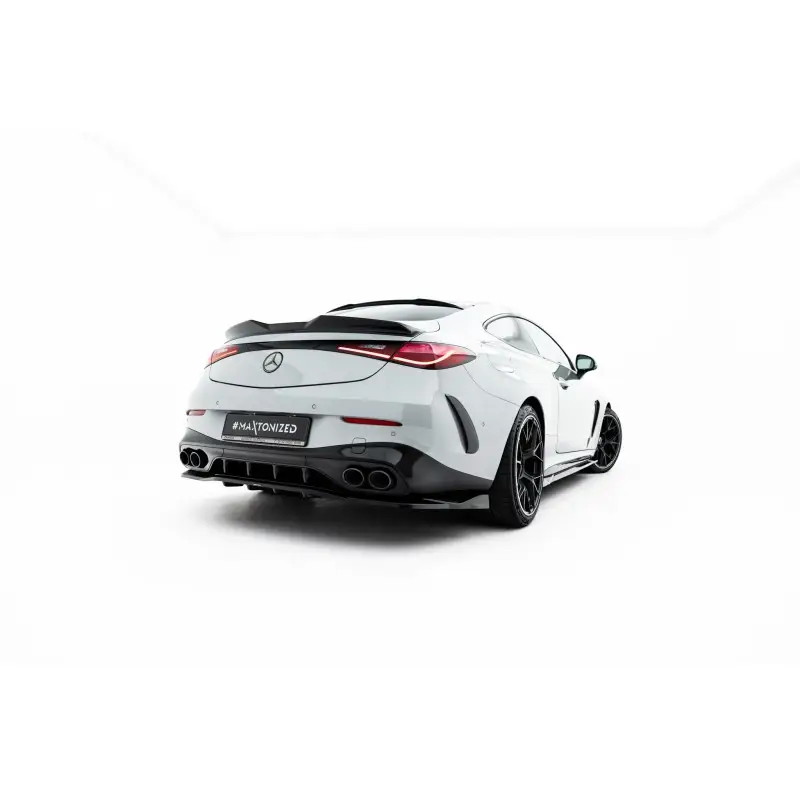 ARRIERE SPLITTER (AVEC UNE BARRE VERTICALE) MERCEDES-AMG CLE 53 AERO C236 - MAXTONDESIGN - FINITION NOIR BRILLANT Marque
