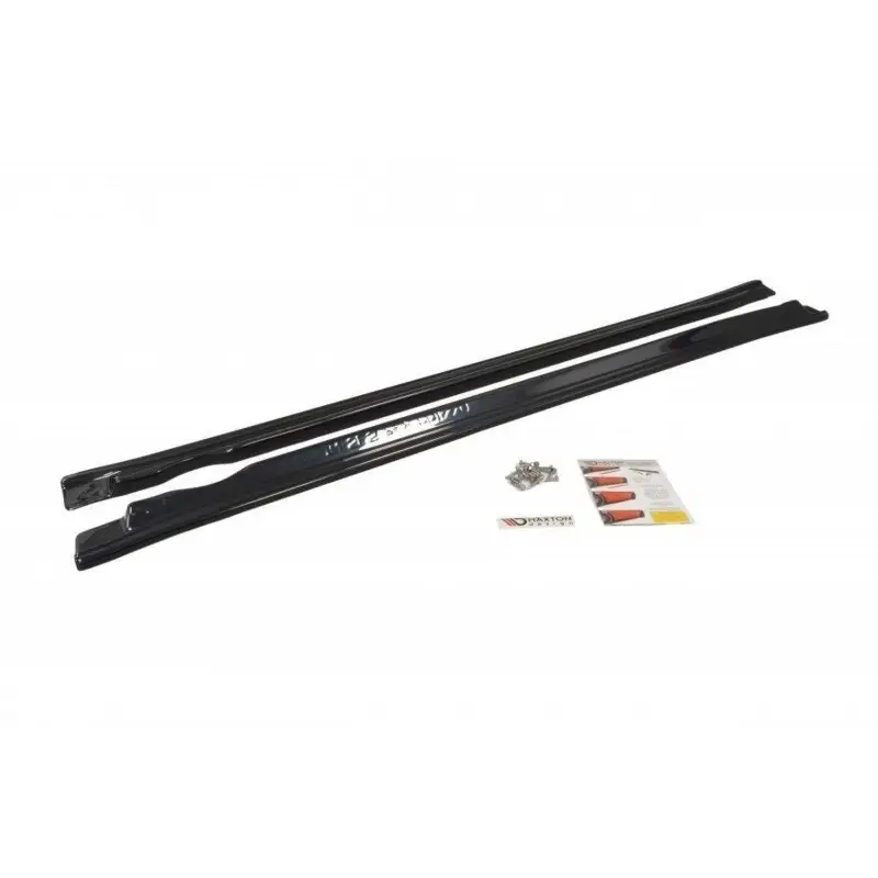 Commander Vite RAJOUTS DES BAS DE CAISSE POUR SUBARU IMPREZA II WRX - MAXTON DESIGN - FINITION NOIR BRILLANT
