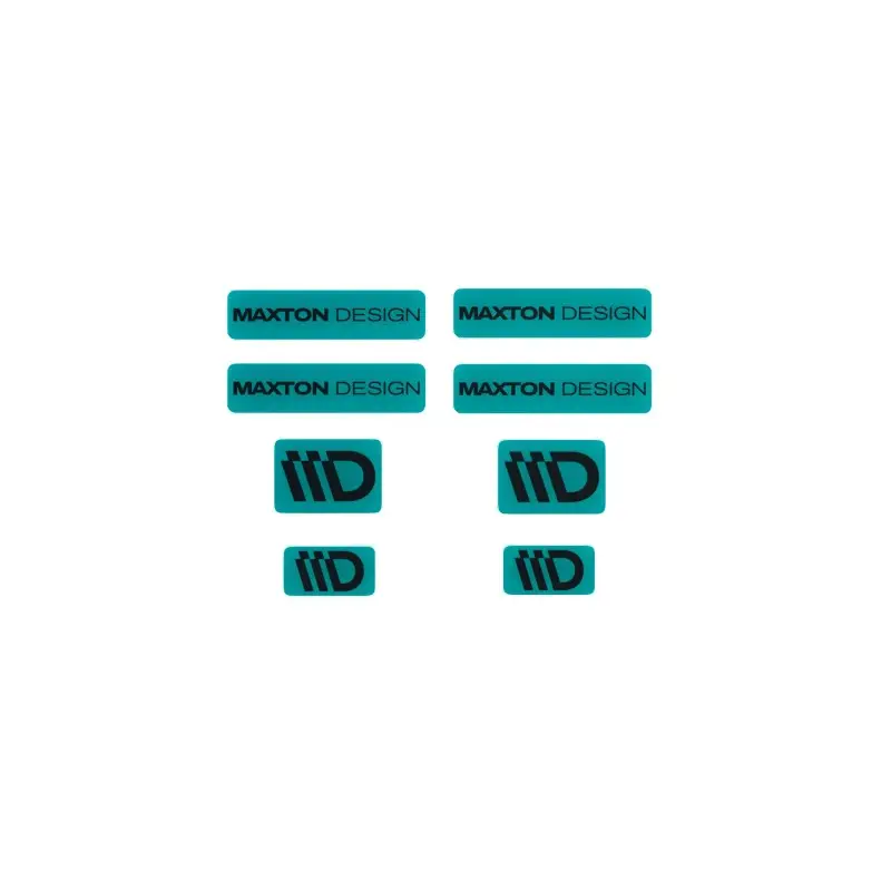 ENSEMBLE D'AUTOCOLLANTS 3D TURQUOISE ET NOIR MAXTON DESIGN - MAXTONDESIGN Vente Flash