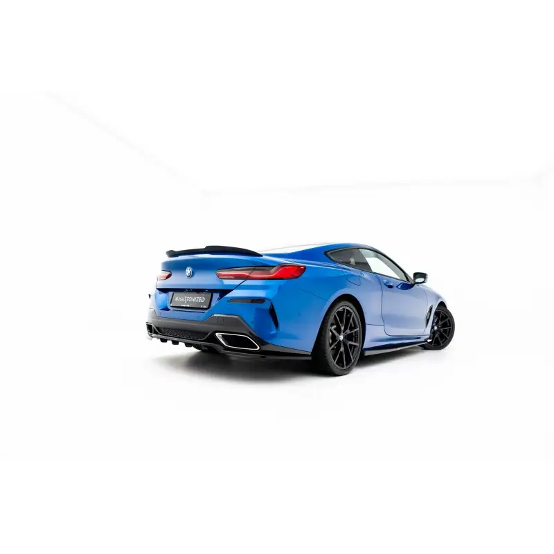 Commander Maintenant ARRIERE SPLITTER (AVEC UNE BARRE VERTICALE) BMW 8 COUPE M-PACK G15 - MAXTONDESIGN - FINITION NOIR BRILLANT