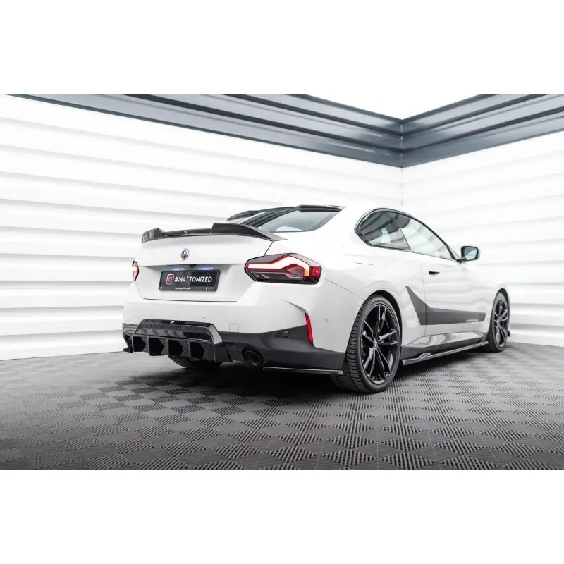 Prix Bas DIFFUSEUR ARRIÈRE COMPLET BMW 2 M-PACK COUPE G42 - MAXTONDESIGN - FINITION NOIR BRILLANT