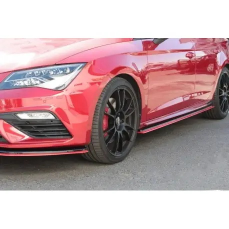 RAJOUTS DES BAS DE CAISSE POUR V.1 SEAT LEON MK3 CUPRA- FR FACELIFT - MAXTON DESIGN Vente Directe