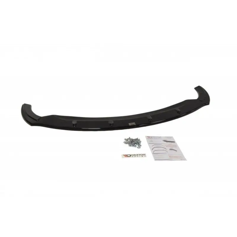 Prix Bas LAME DU PARE-CHOCS AVANT SEAT IBIZA 4 SPORTCOUPE (AVANT FACELIFT) - MAXTON DESIGN - FINITION NOIR BRILLANT
