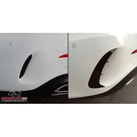 AMG OPTIK AERO FLAPS NOIR - PARE-CHOCS ARRIÈRE POUR MERCEDES CLASSE A W177 Réduction