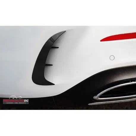 AMG OPTIK AERO FLAPS CARBONE - PARE-CHOCS ARRIÈRE POUR MERCEDES CLASSE A W177 HATCHBACK Nouvel Arrivage