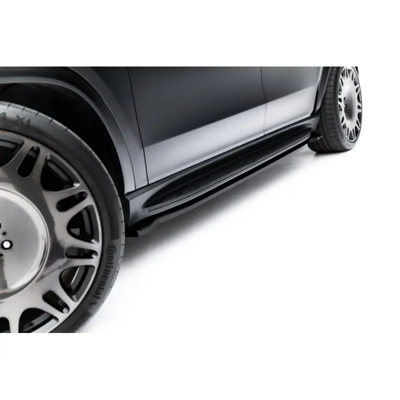 Offre Du Jour RAJOUTS DES BAS DE CAISSE MERCEDES-BENZ GLS AMG-LINE X167 FACELIFT - MAXTONDESIGN - FINITION NOIR BRILLANT