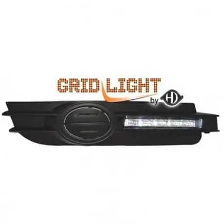 Achat Immédiat SET DE DEUX GRILLES ANTI BROUILLARD DESIGN AVEC FEUX DE JOURS AUDI A6 (04-08) - R87 - AVEC GRILLE ANTI BROUILLARD - PAS POUR S-L
