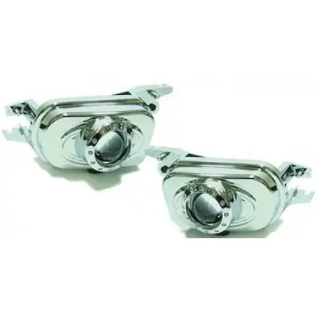 SET DE 2 PHARE ANTIBROUILLARDS MERCEDES CLASSE C W203 (00-07) - CHROME - AVEC LENTILLE - PARE-CHOCS STANDARD Commander Maintenant